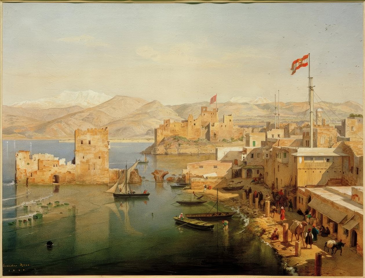 View of the Port of Beirut by Leander Russ