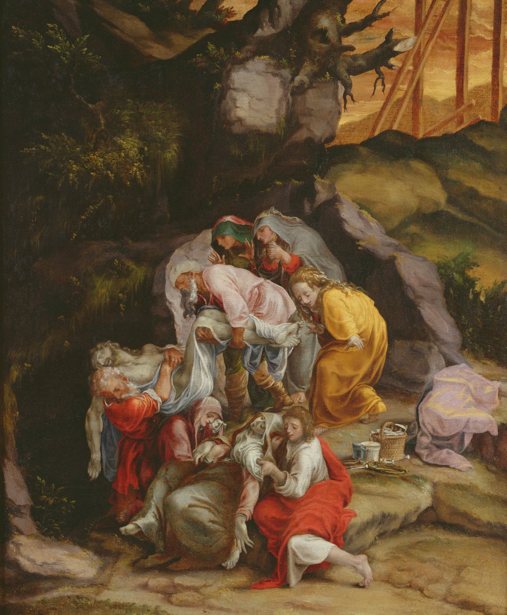 The Entombment by Lelio Orsi da Novellara