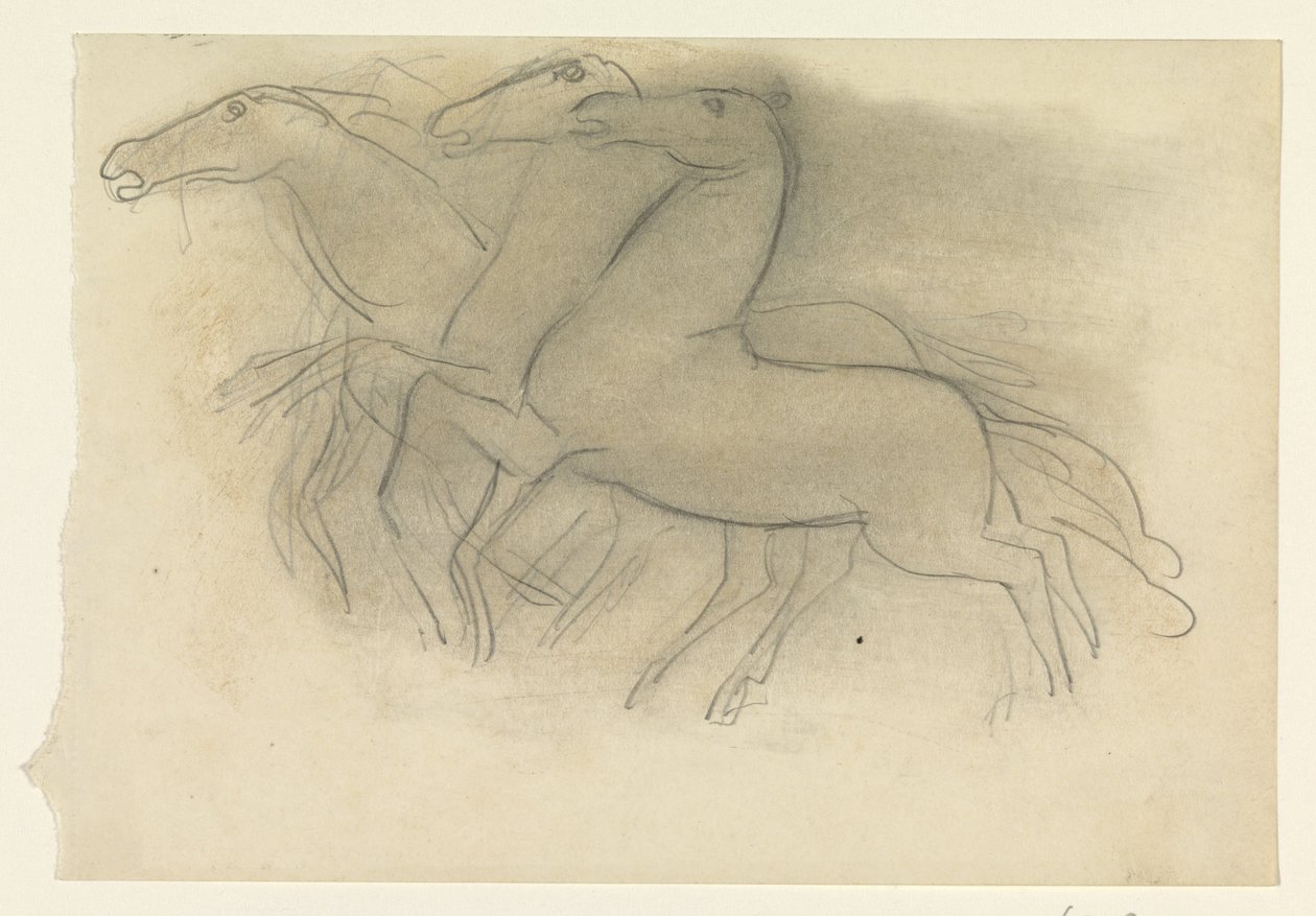 Running Horses by Leo Gestel