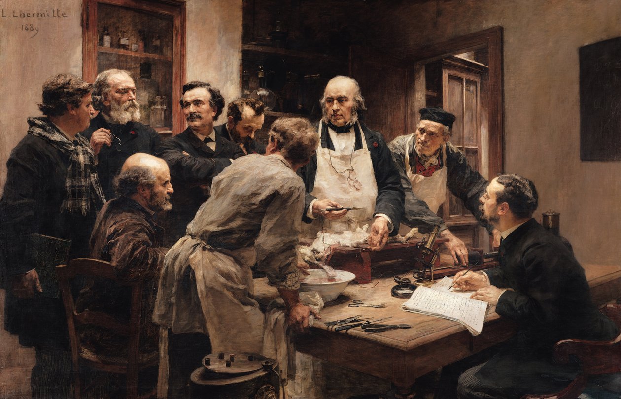 The Lesson of Claude Bernard or, Session at the Vivisection Laboratory by Leon Augustin Lhermitte