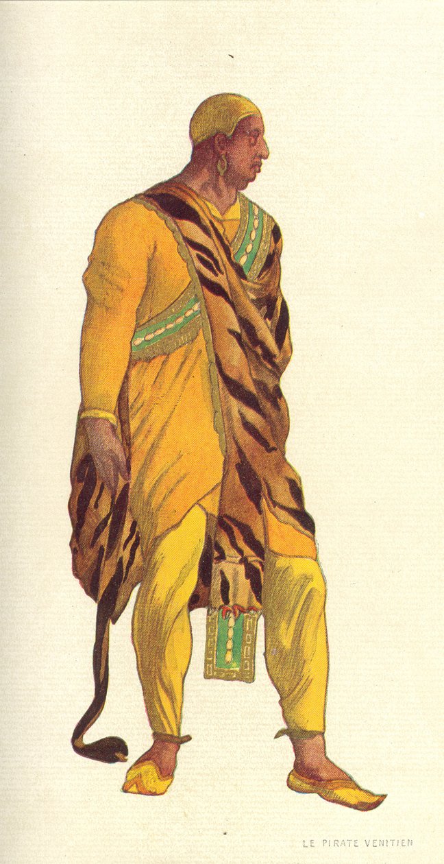 Costume Design for a Venetian Pirate in 