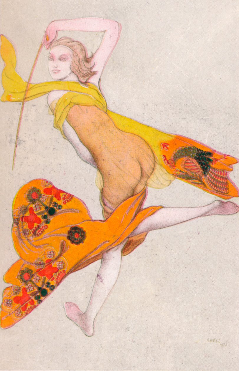 A Dancing Slave by Leon Bakst