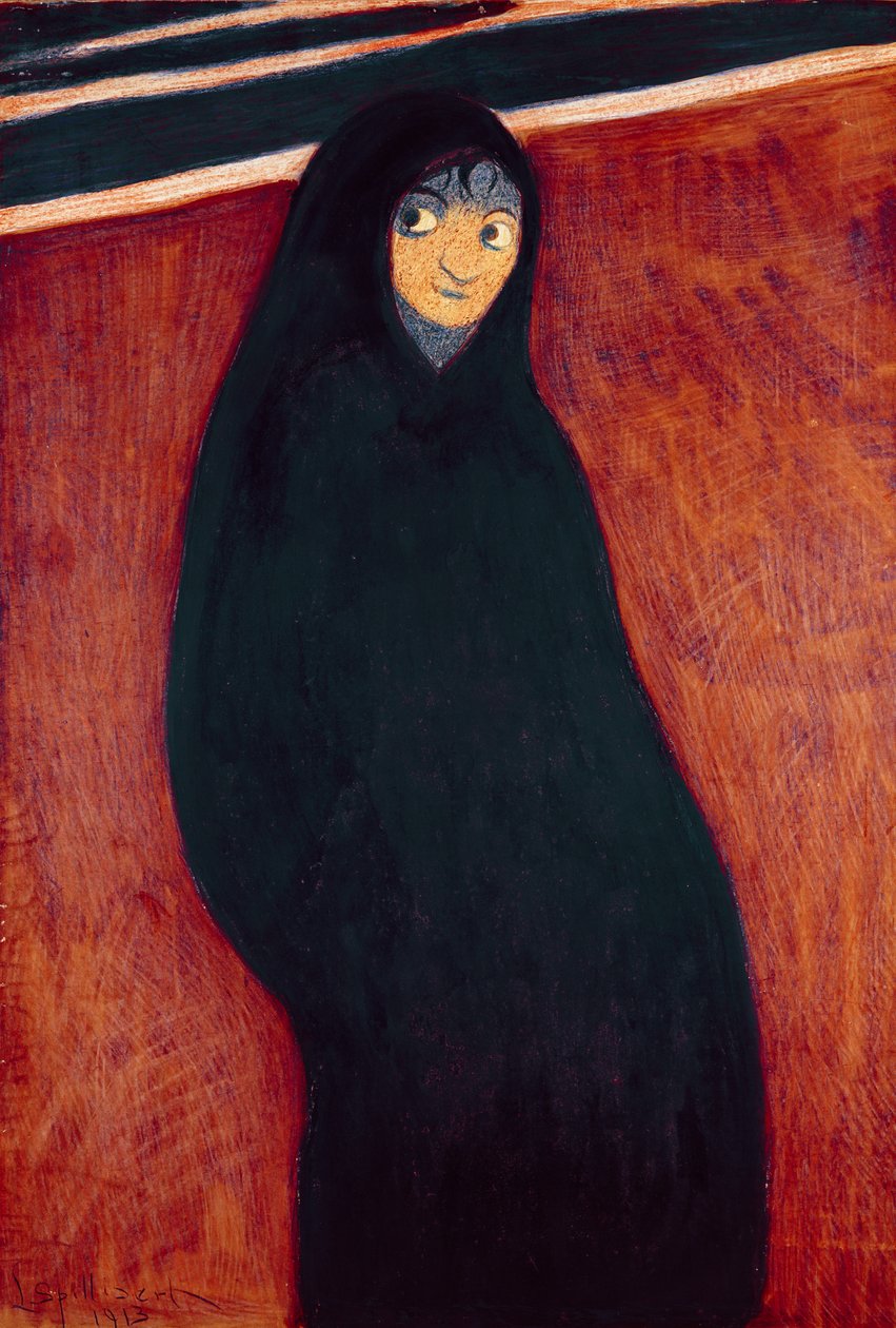 Hooded Figure by Leon Spilliaert