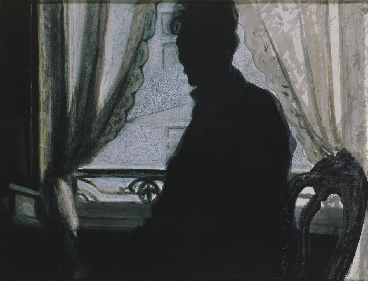Silhouette of the Artist by Leon Spilliaert