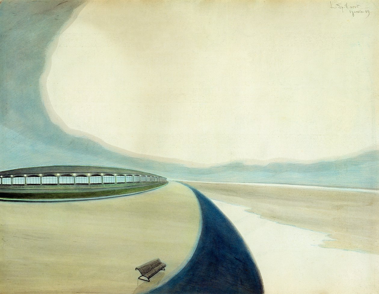 The Sea Wall by Leon Spilliaert