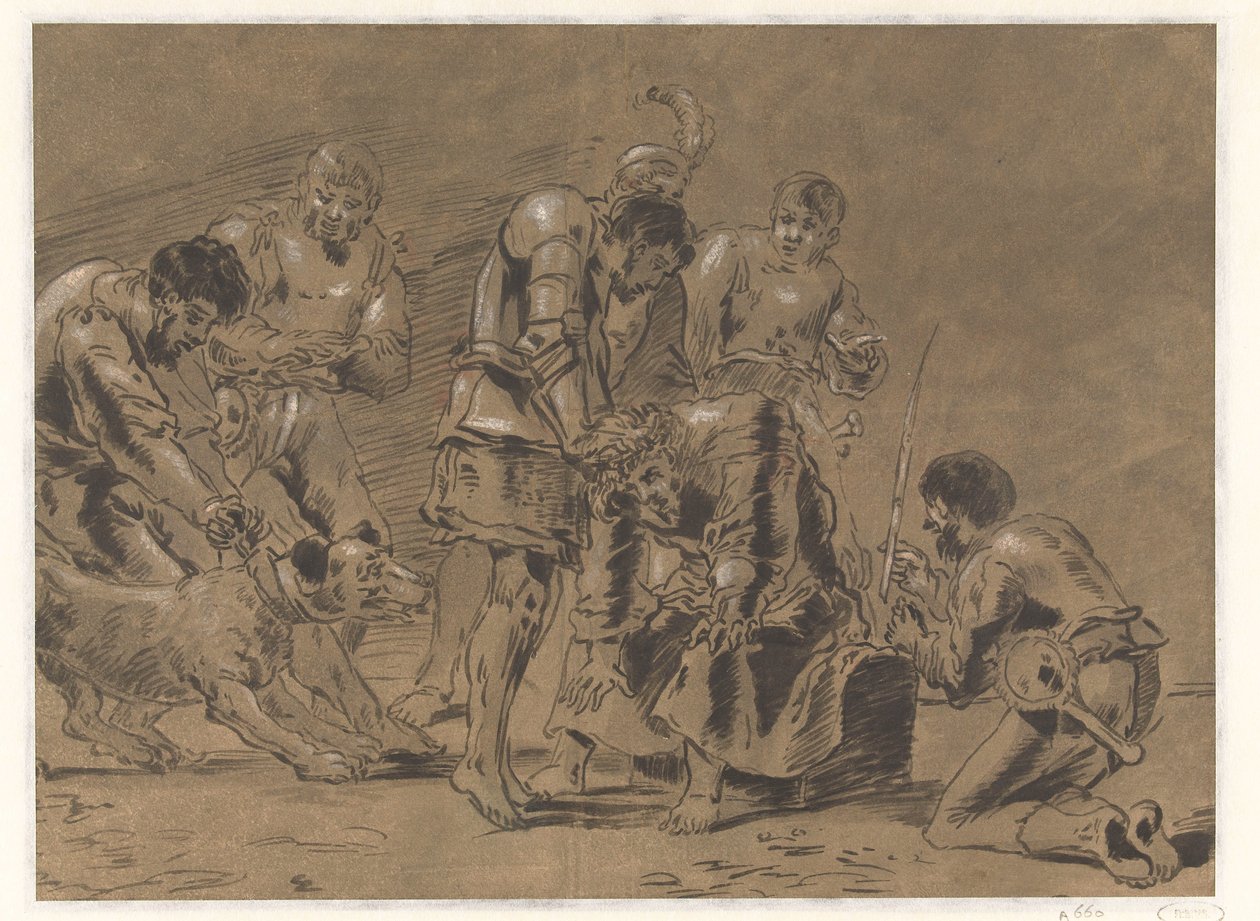 The Crowning with Thorns by Leonaert Bramer