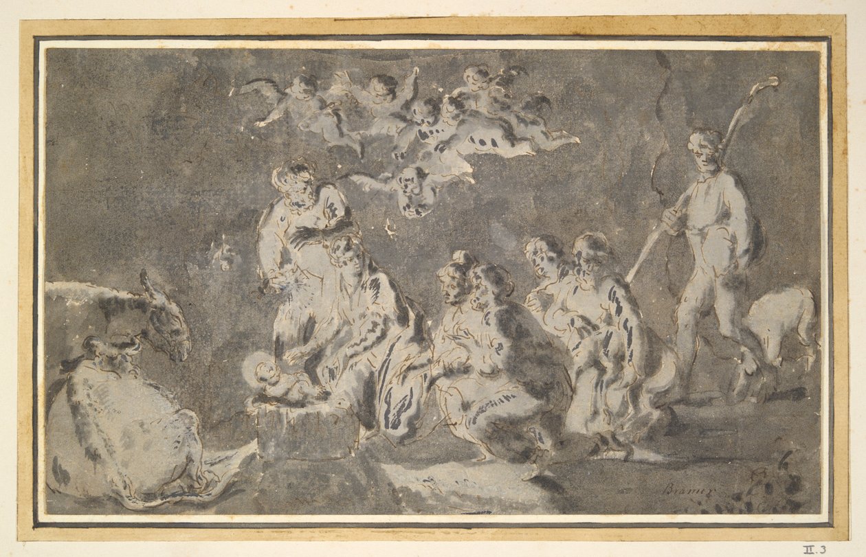 Adoration of the Shepherds by Leonard Bramer