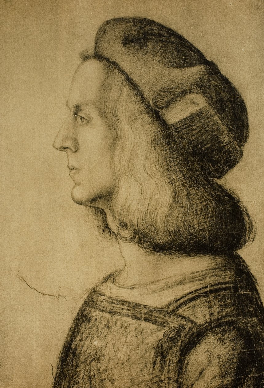 Bust of a Man in Profile by Leonardo da Vinci