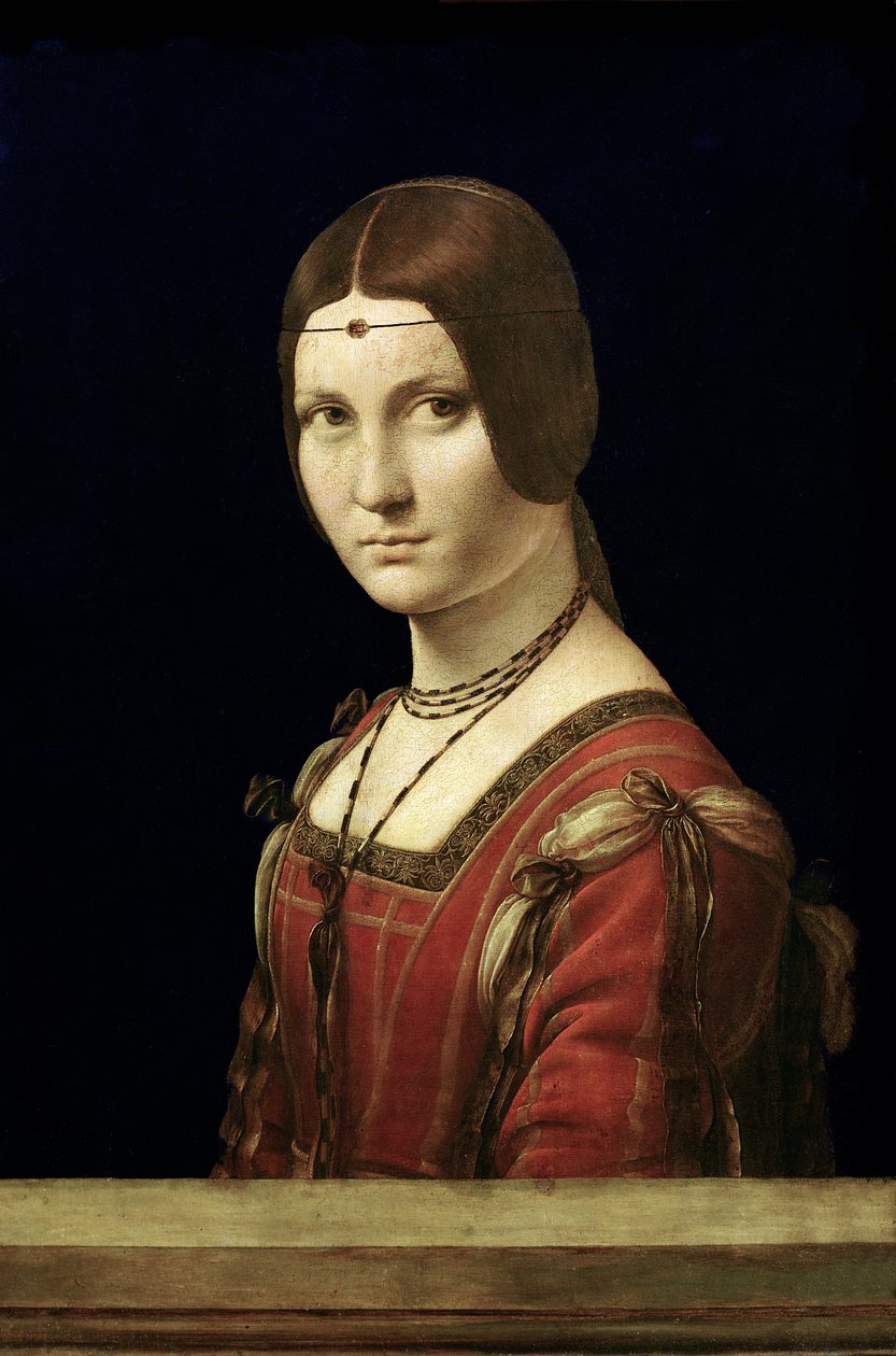 Portrait of a Lady from the Court of Milan by Leonardo da Vinci