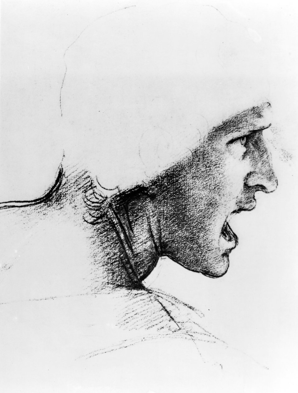 Study for the Head of a Soldier in 