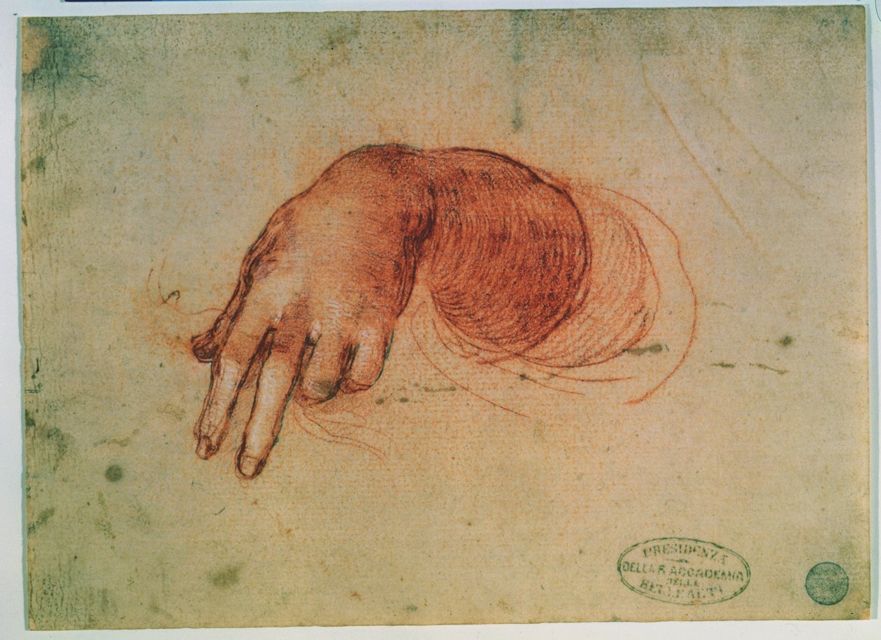 Study of a Hand by Leonardo da Vinci