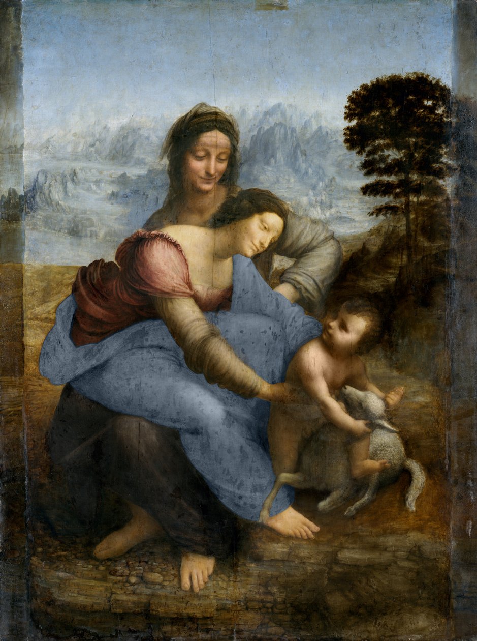 Virgin and Child with St. Anne by Leonardo da Vinci