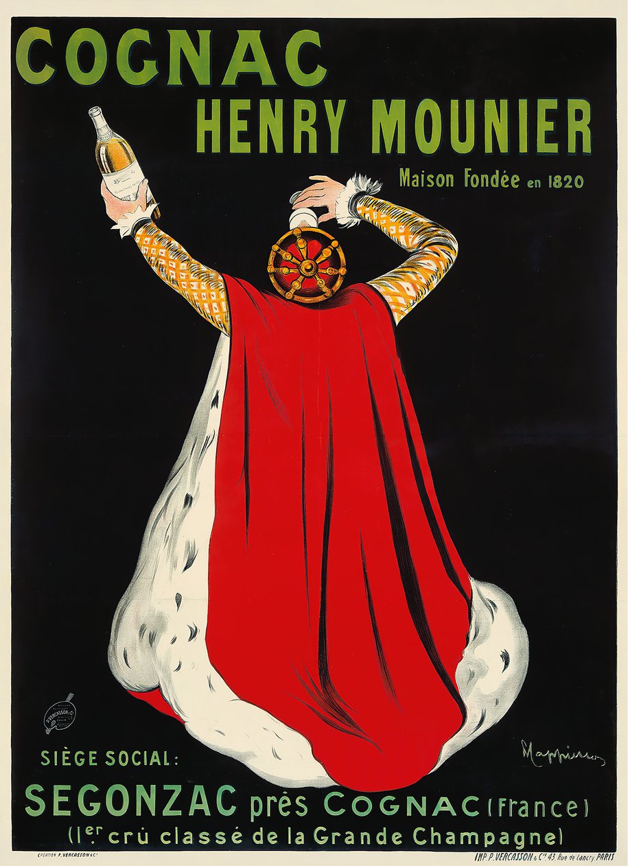 Henri Mounier Cognac, c. 1910 by Leonetto Cappiello