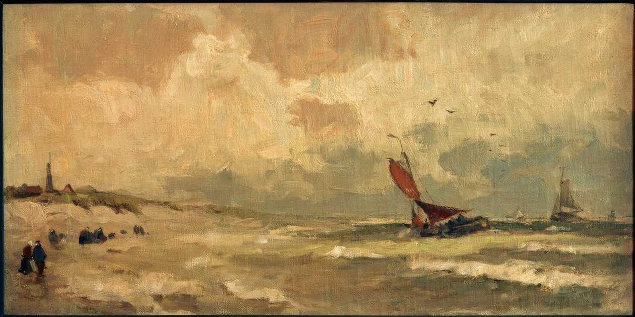 Cutter off Neuwerk by Leonhard Sandrock