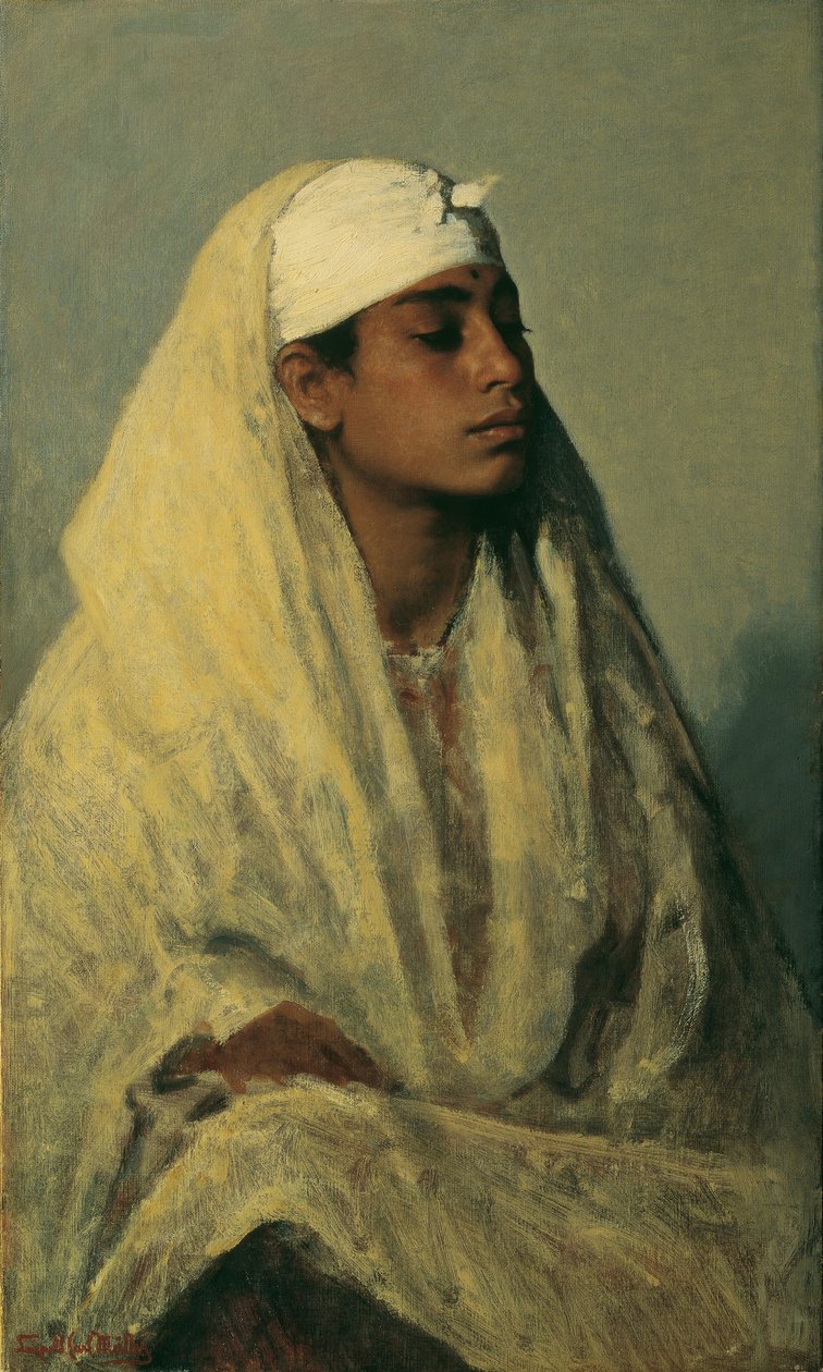 A Sphinx Face of Today by Leopold Carl Muller