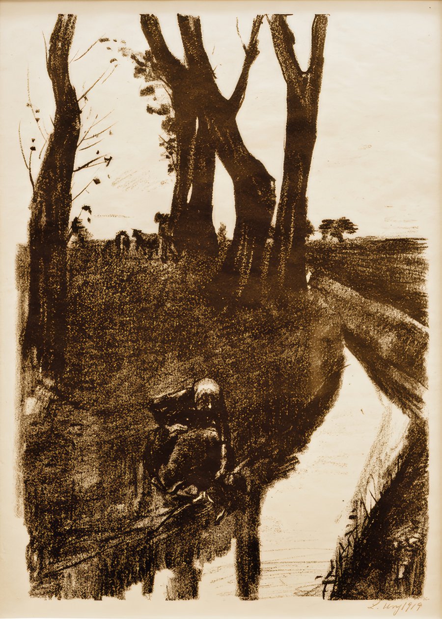 By the Brook by Lesser Ury