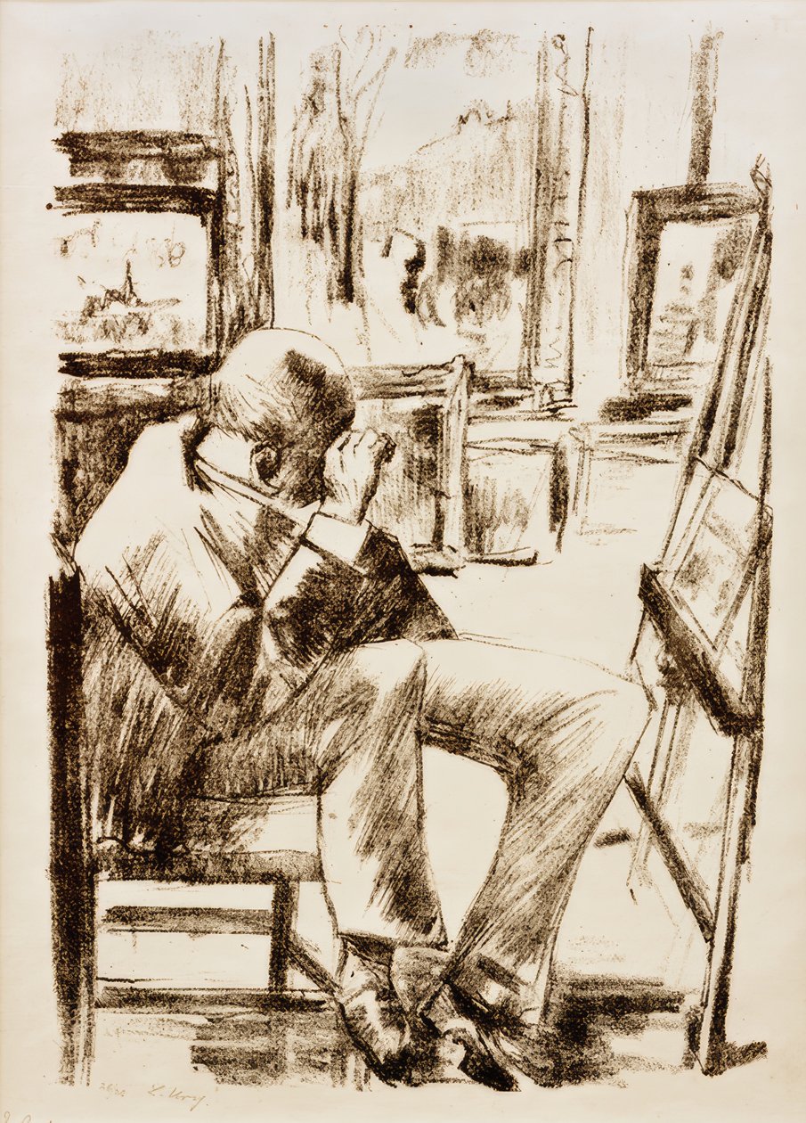 The Art Connoisseur by Lesser Ury