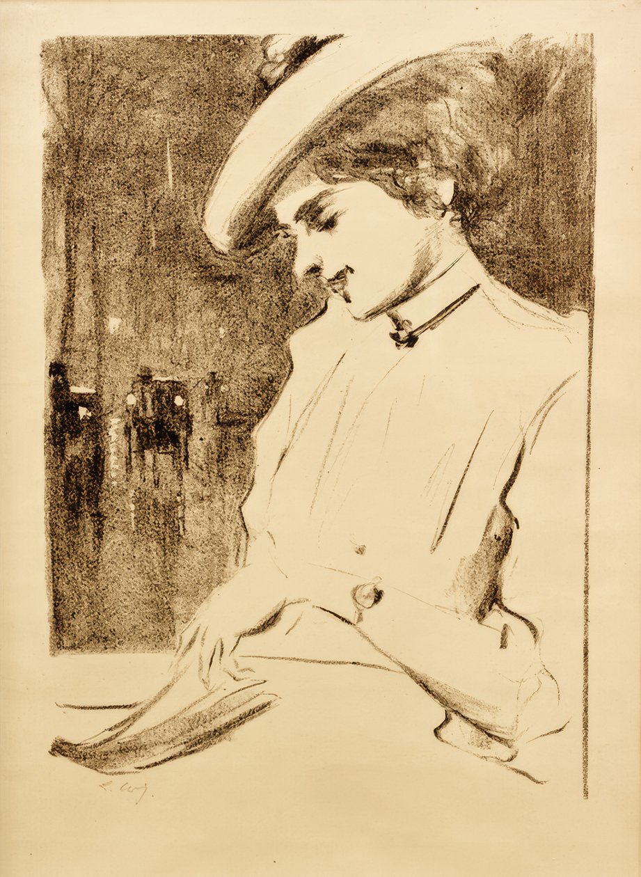 Reading Lady (The Waiting) by Lesser Ury