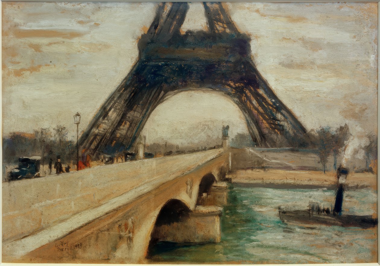 Eiffel Tower by Lesser Ury