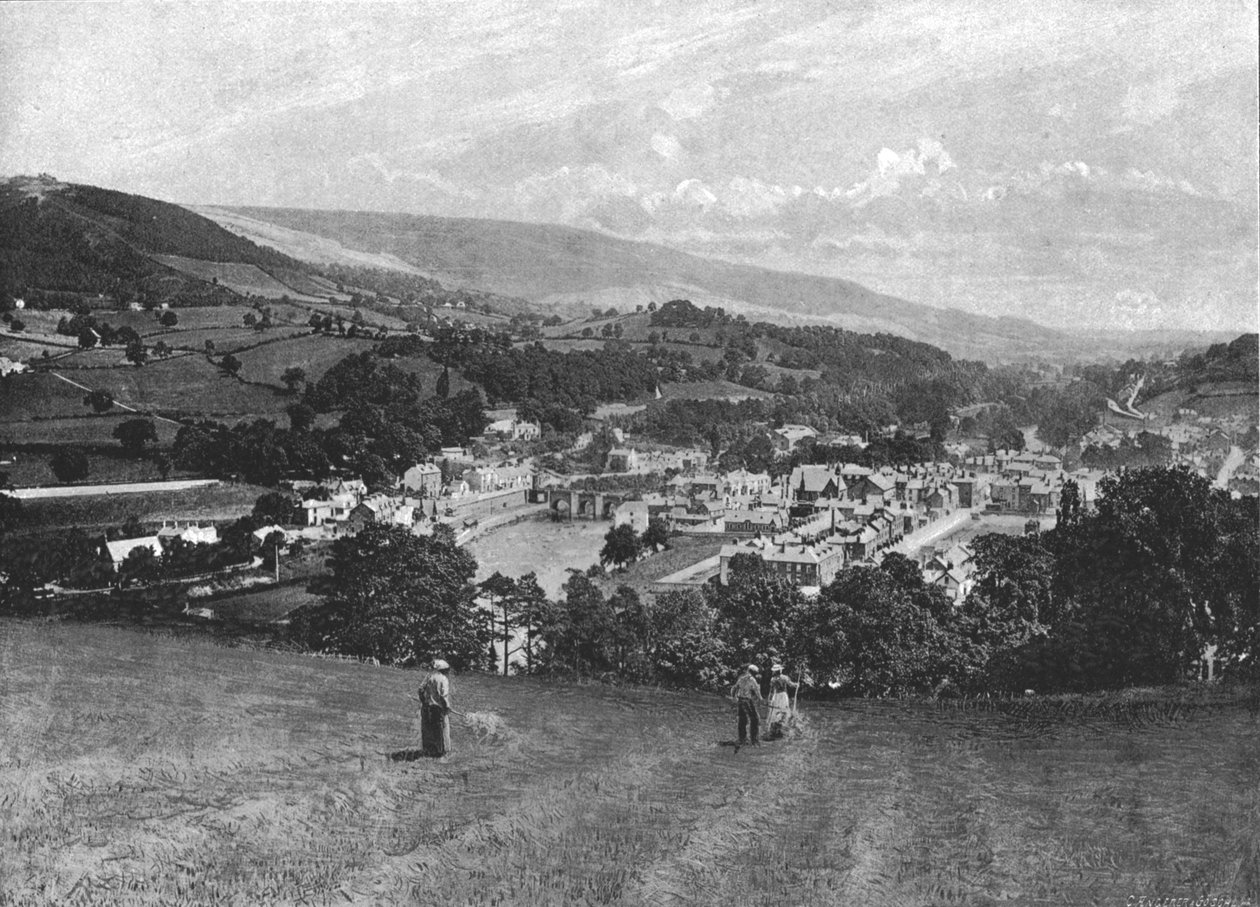 Llangollen and Crow Castle by Lettsome and Sons