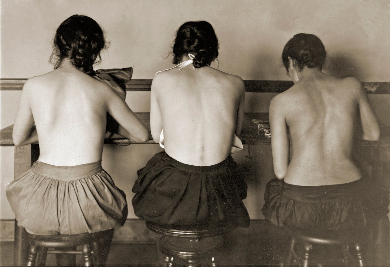 Sewing Machine Girls, c.1917 by Lewis Wickes Hine