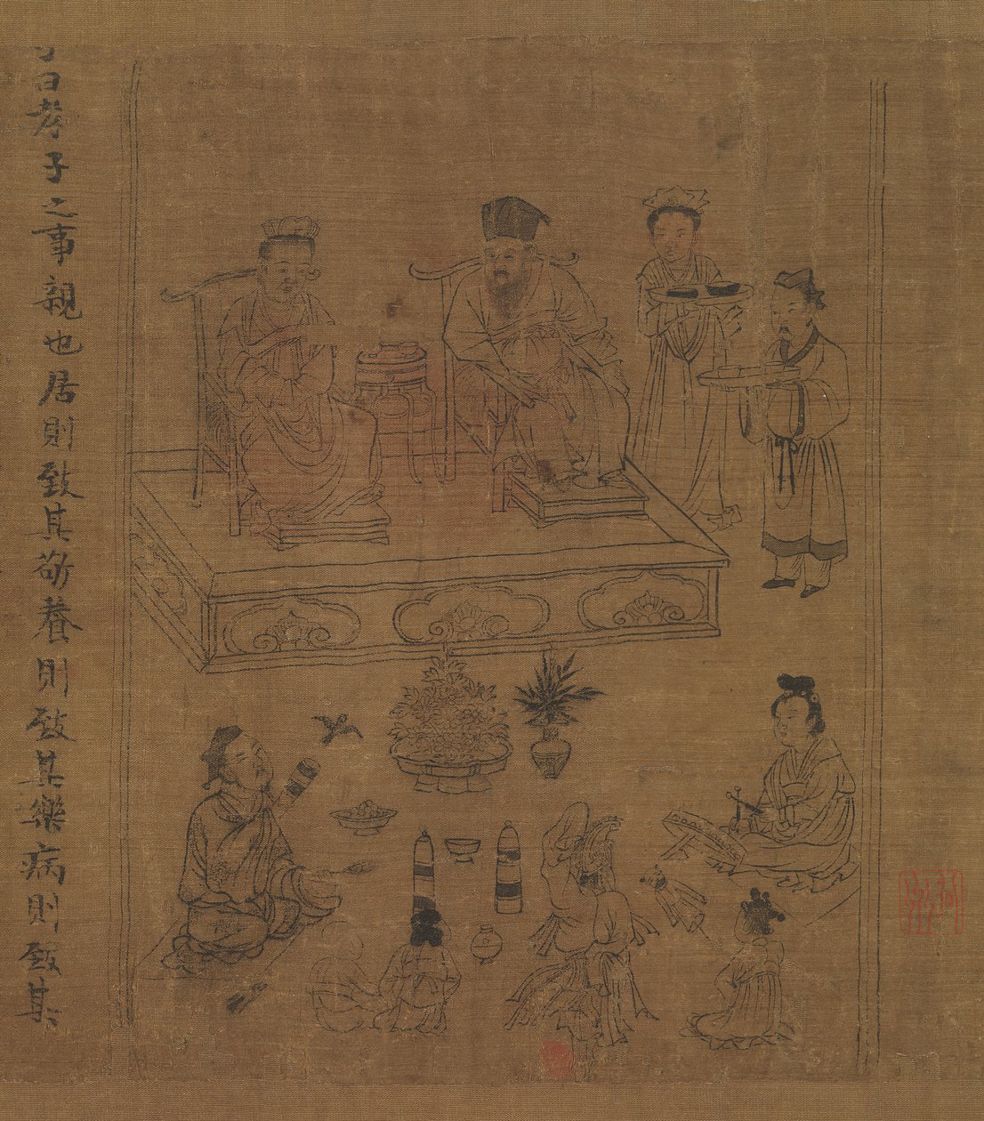 The Classic of Filial Piety, ca. 1085 by Li Gonglin