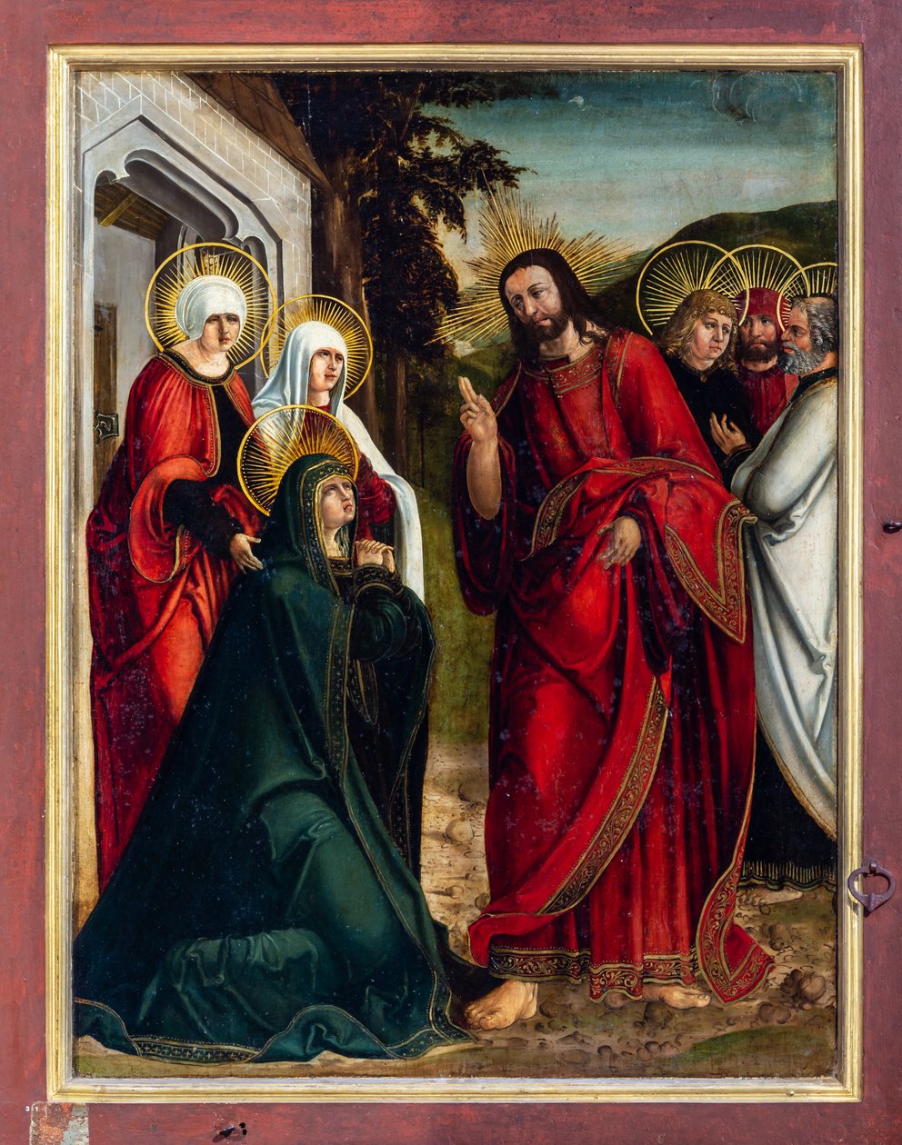Christ Taking Leave of His Mother by Lienhart Astl