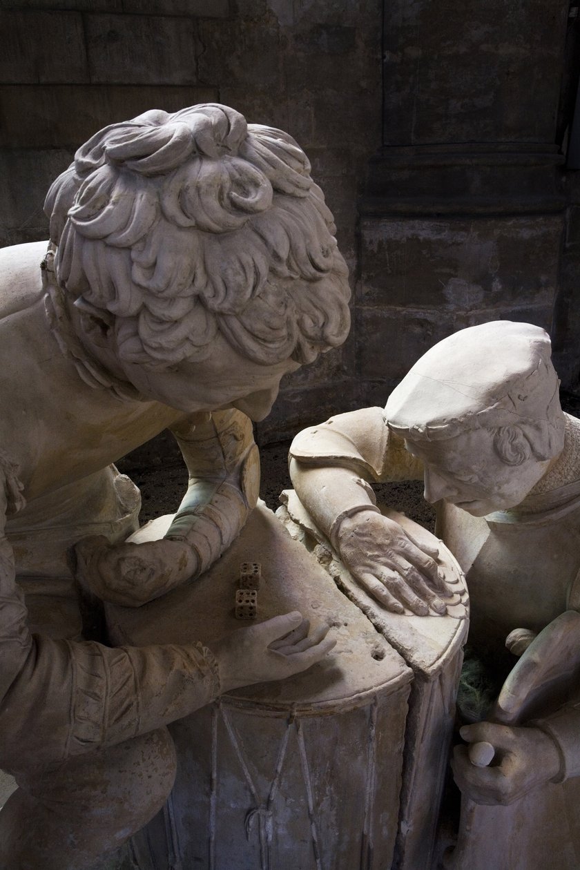 The Entombment and the swoon of the Virgin, (detail) by Ligier Richier