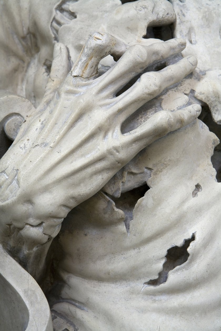 Flayed, or The Skeleton (detail) by Ligier Richier