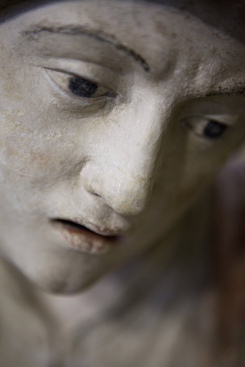 Holy Woman in a Bonnet by Ligier Richier