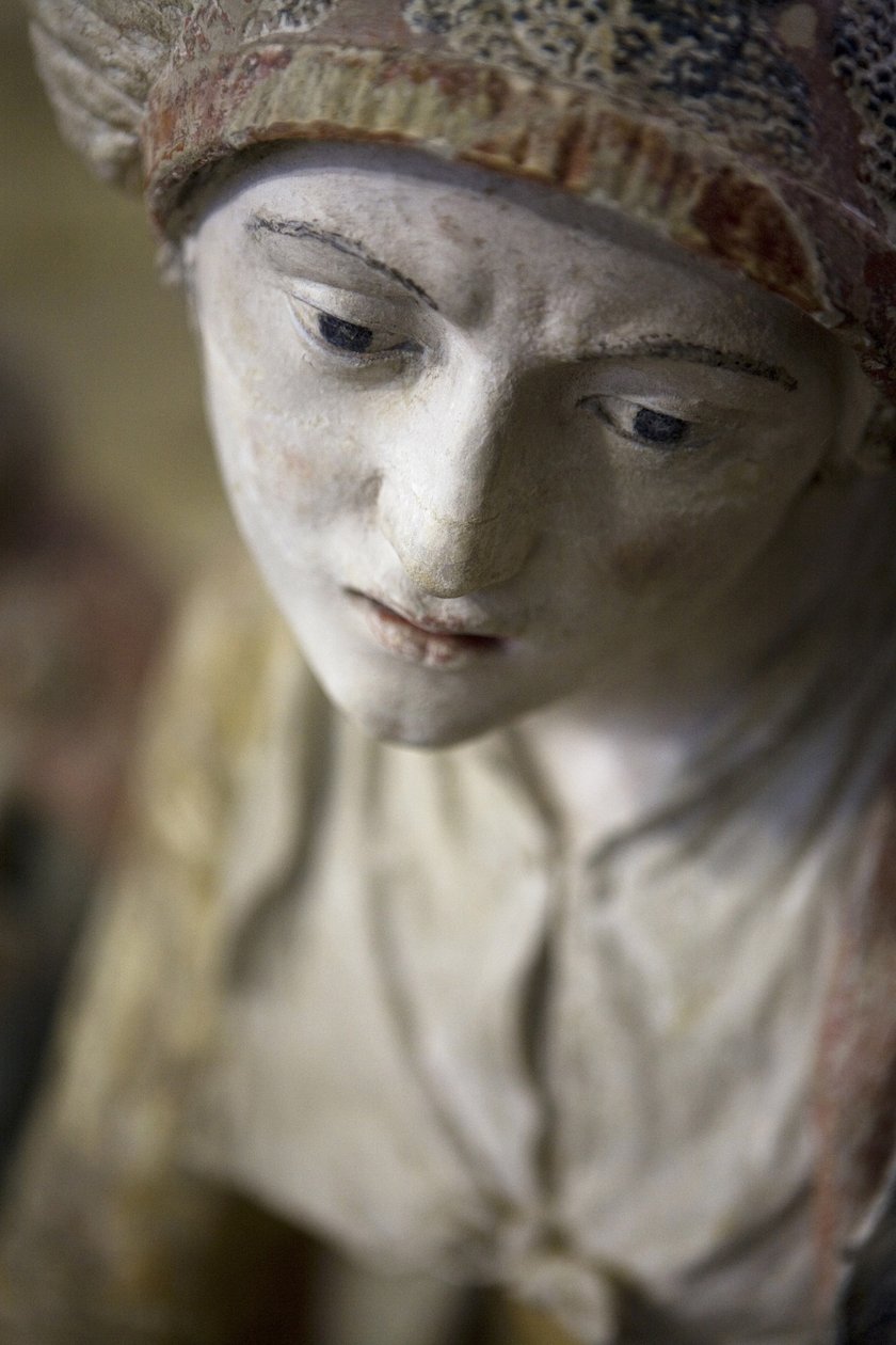 Holy Woman in a Bonnet by Ligier Richier