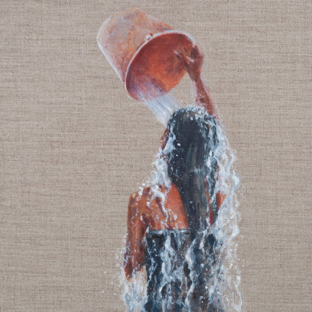 Girl Bathing, 2012 by Lincoln Seligman