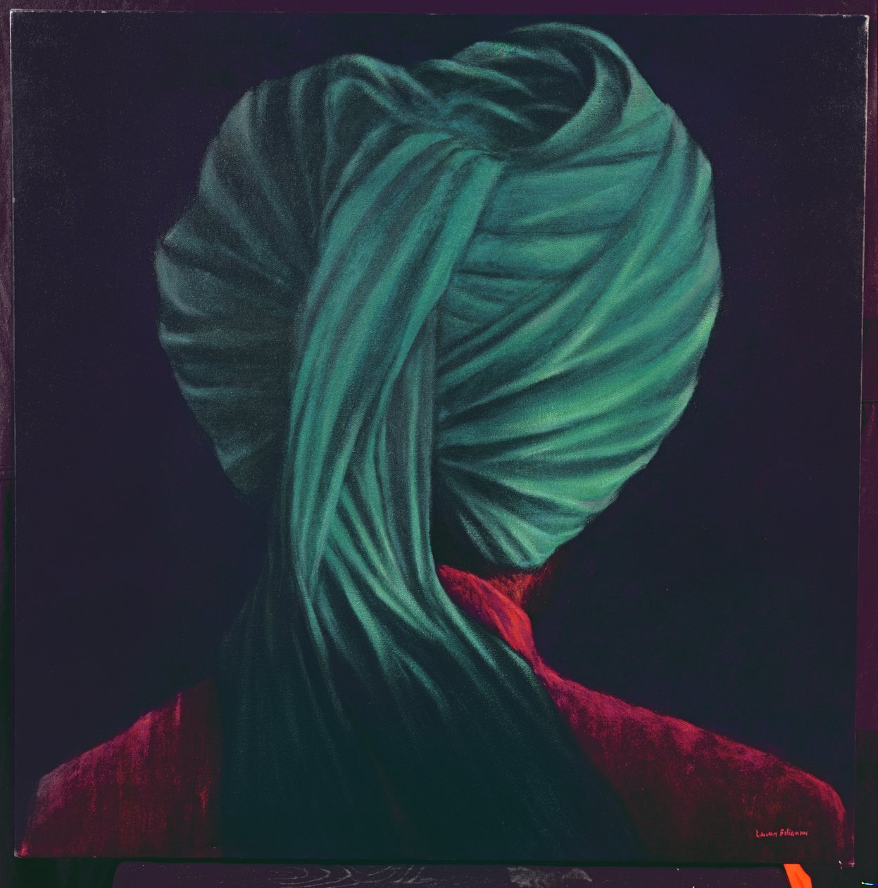 Green Turban by Lincoln Seligman