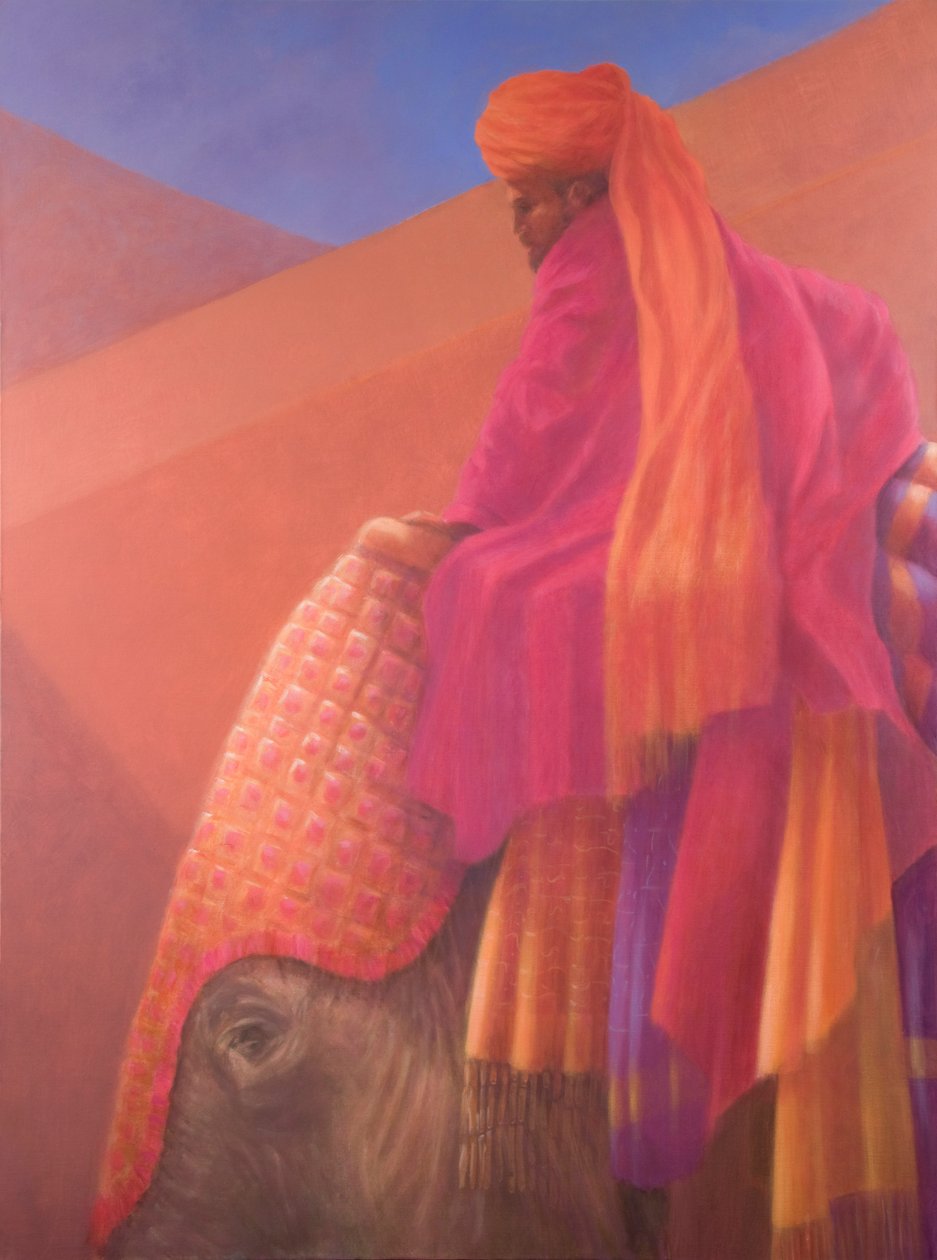 Mahout and Elephant by Lincoln Seligman