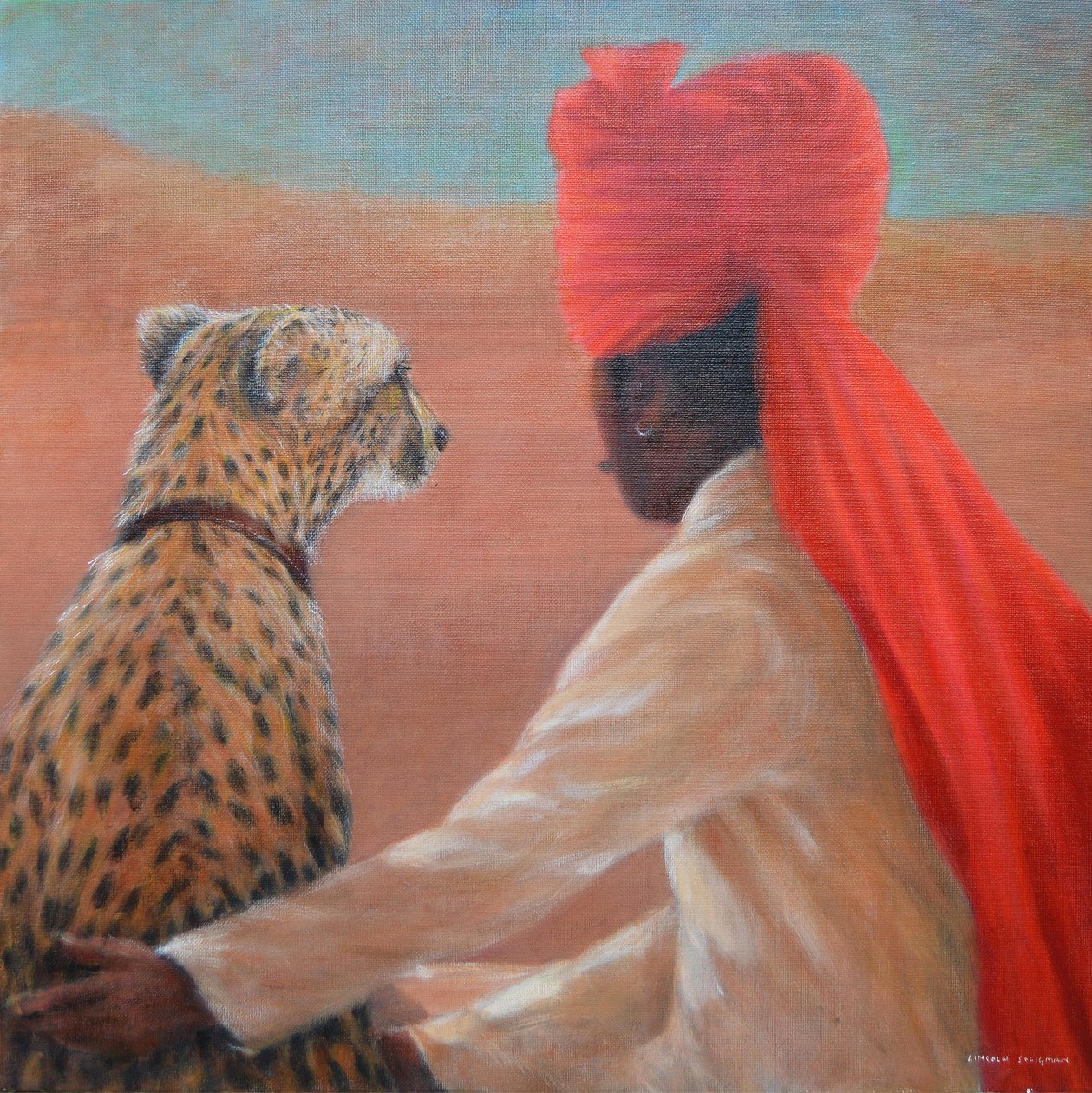 Palace Guard and Cheetah by Lincoln Seligman