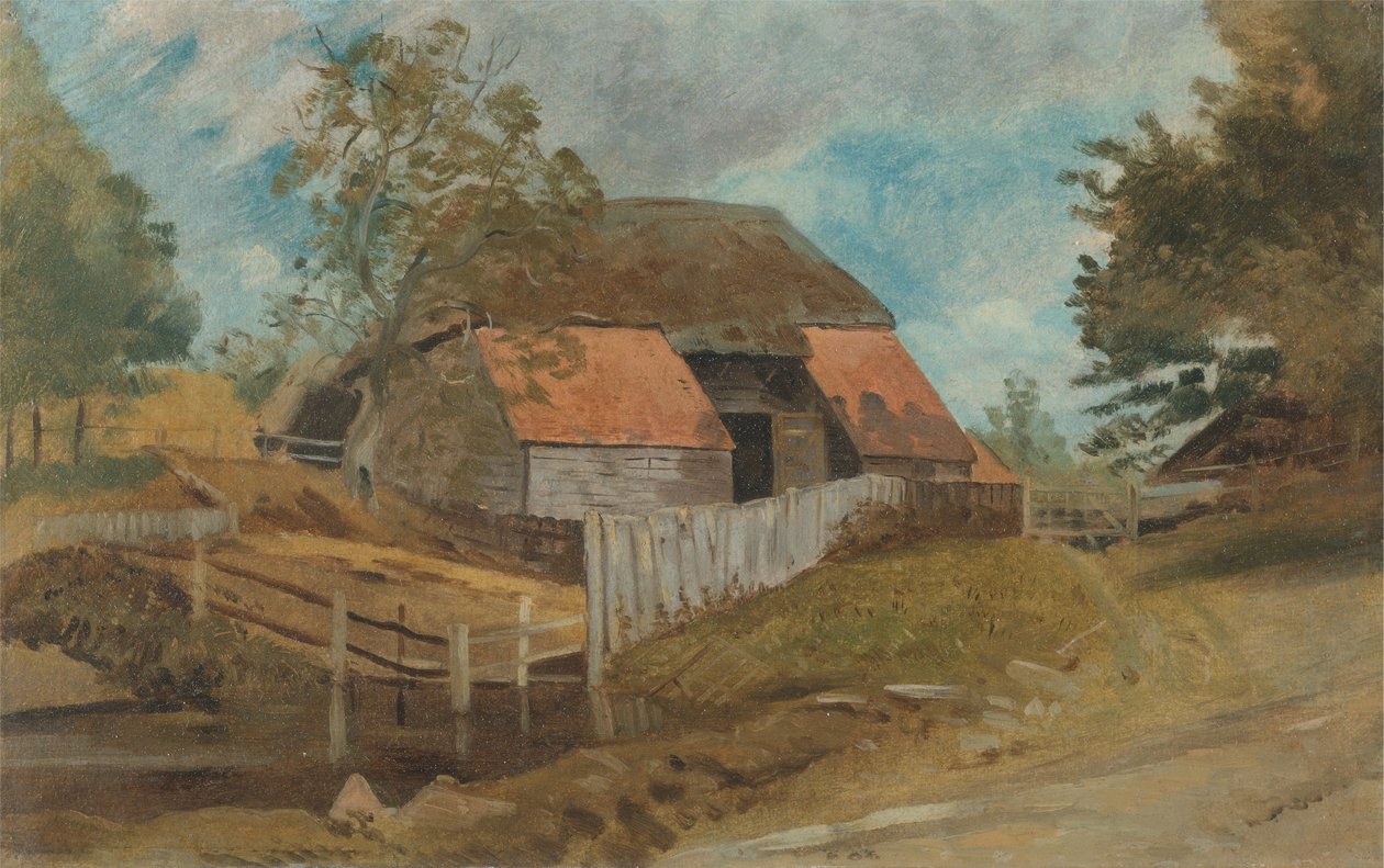 Old Barn by Lionel Constable