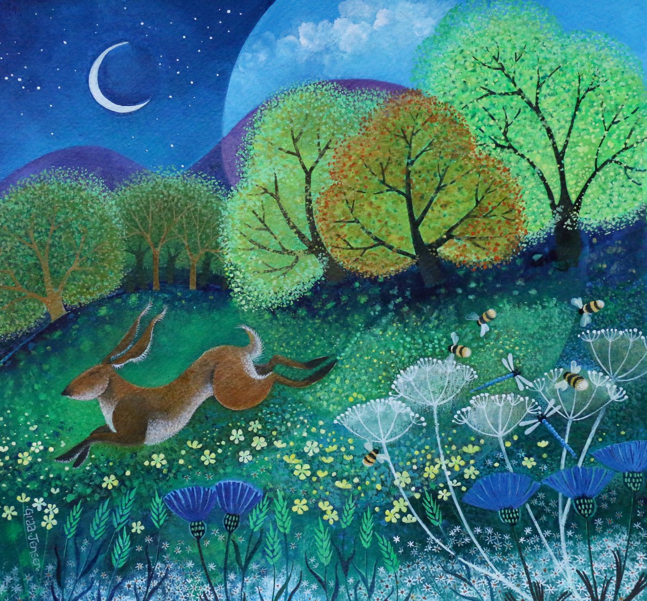Leapy Hare by Lisa Graa Jensen