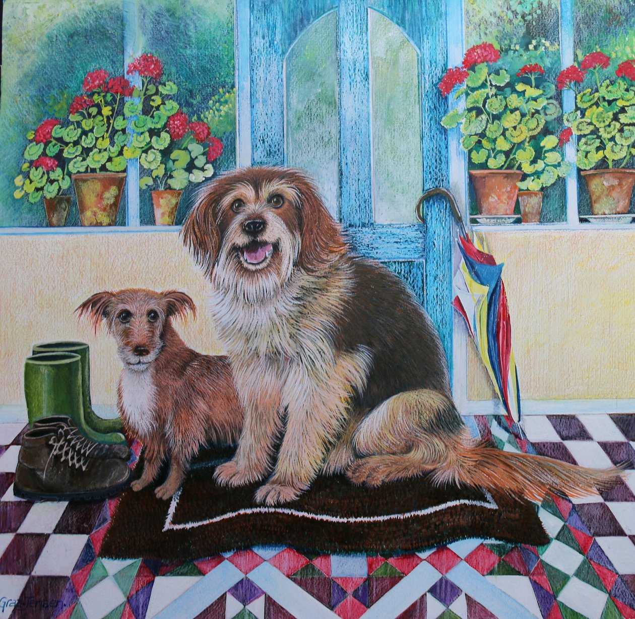 Time for Walkies by Lisa Graa Jensen