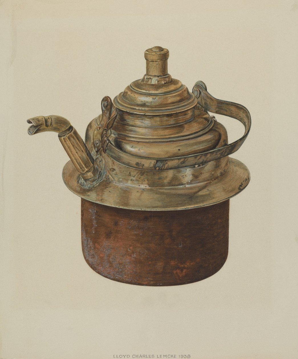 Kettle, 1938 by Lloyd Charles Lemcke