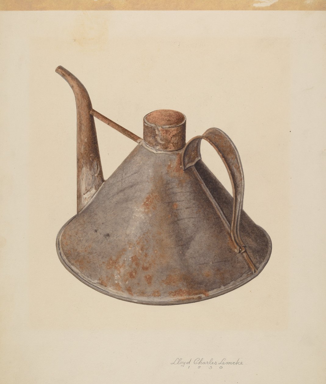 Spouted Oil Can by Lloyd Charles Lemcke