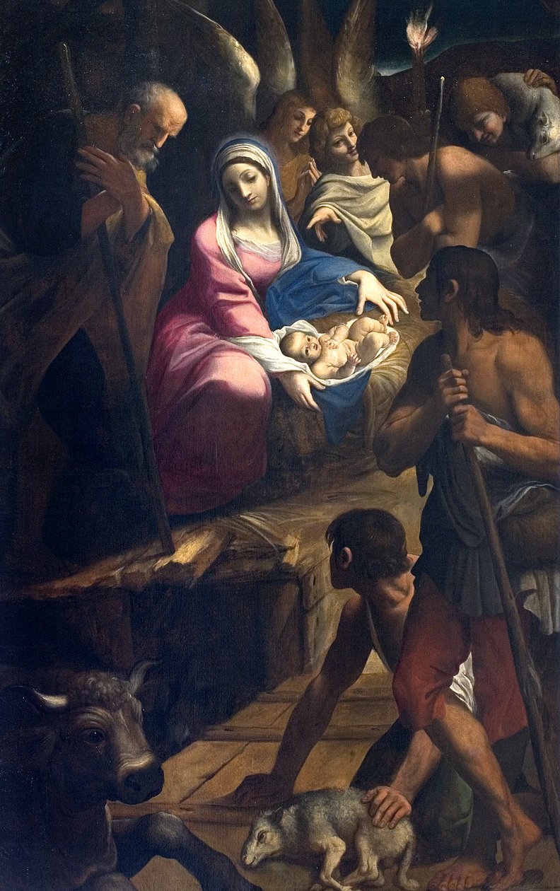 Adoration of the Shepherds by Lodovico Carracci