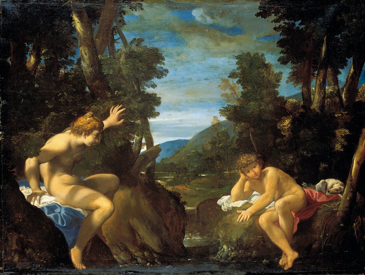 Salmacis and Hermaphroditus by Lodovico Carracci