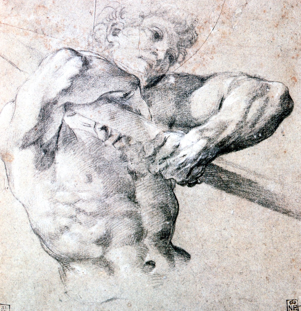 Study of a Figure by Lodovico Carracci