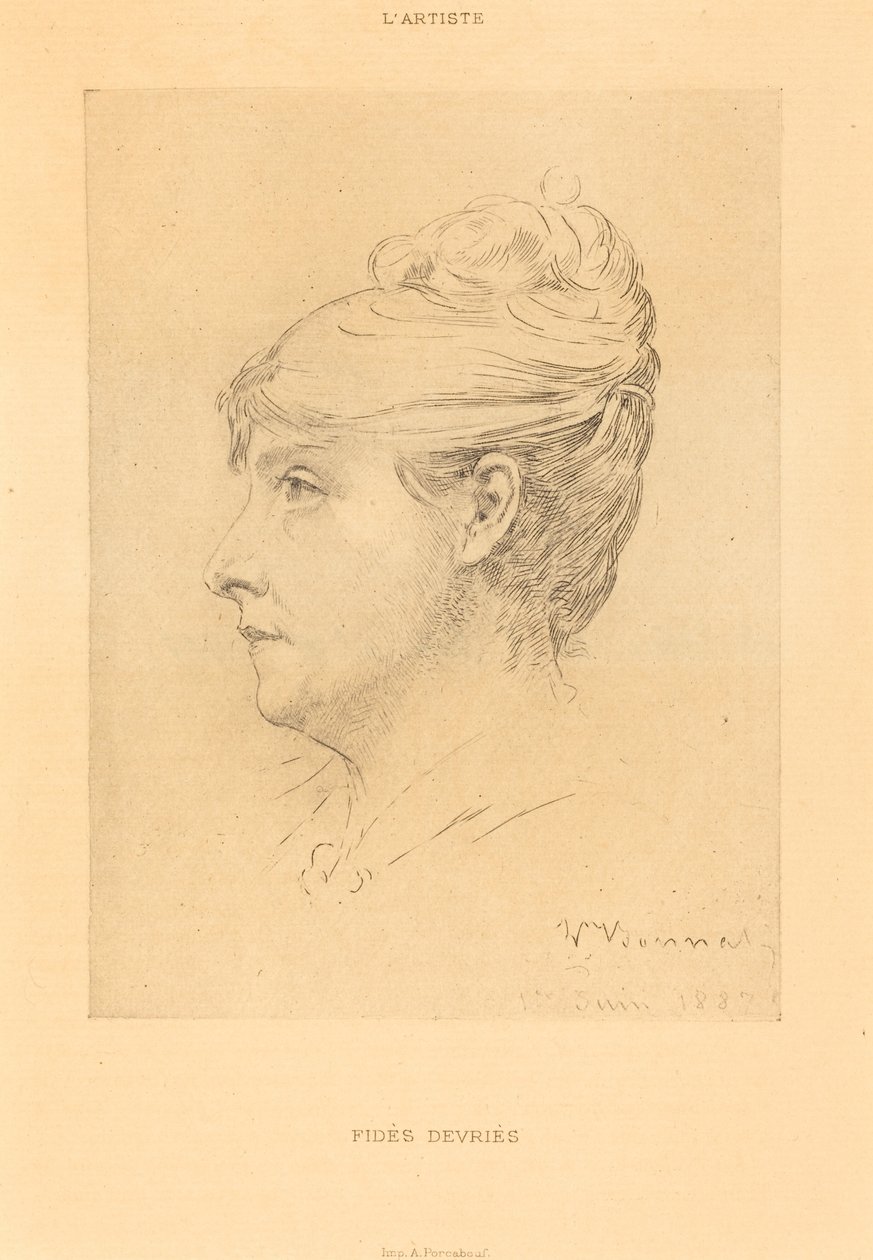 Fidès Devriès by Léon Bonnat