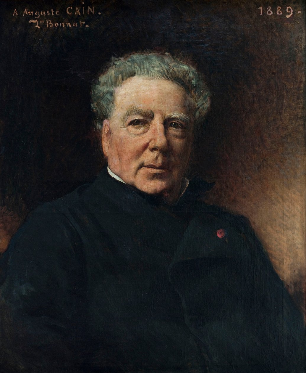 Portrait of Auguste-Nicolas Caïn by Léon Bonnat
