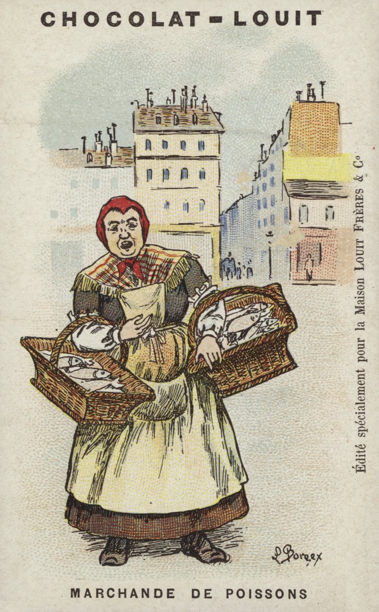 Fishmonger by Louis Borgex