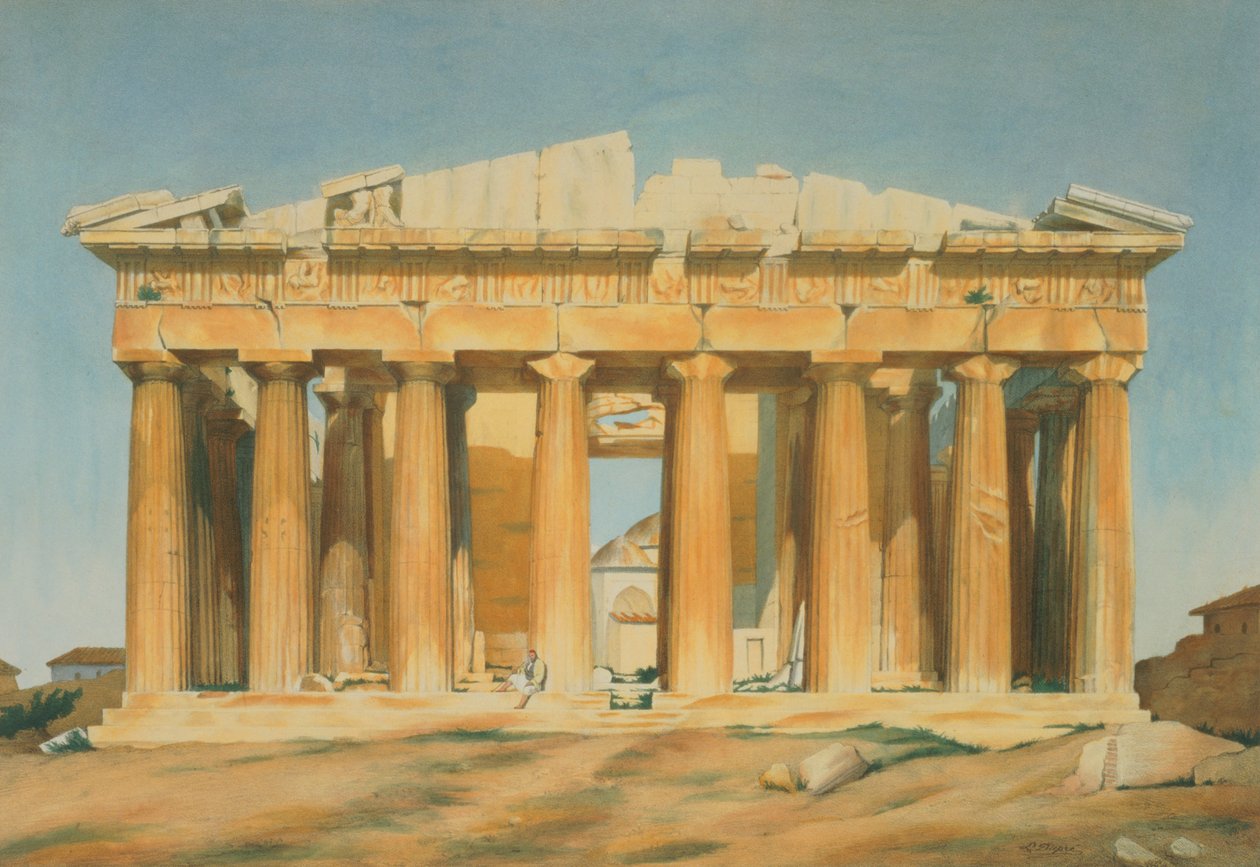 The Parthenon, Athens by Louis Dupré