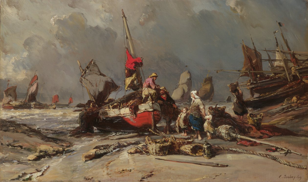 After the Storm, 1869 by Eugene Isabey