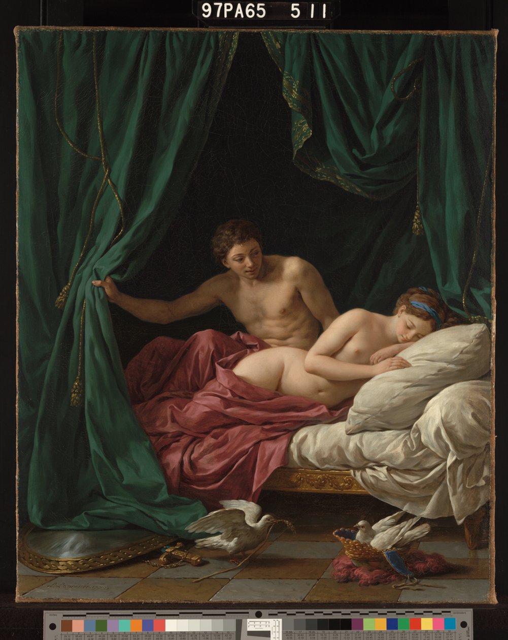 Mars and Venus, Allegory of Peace by Louis Jean François Lagrenée