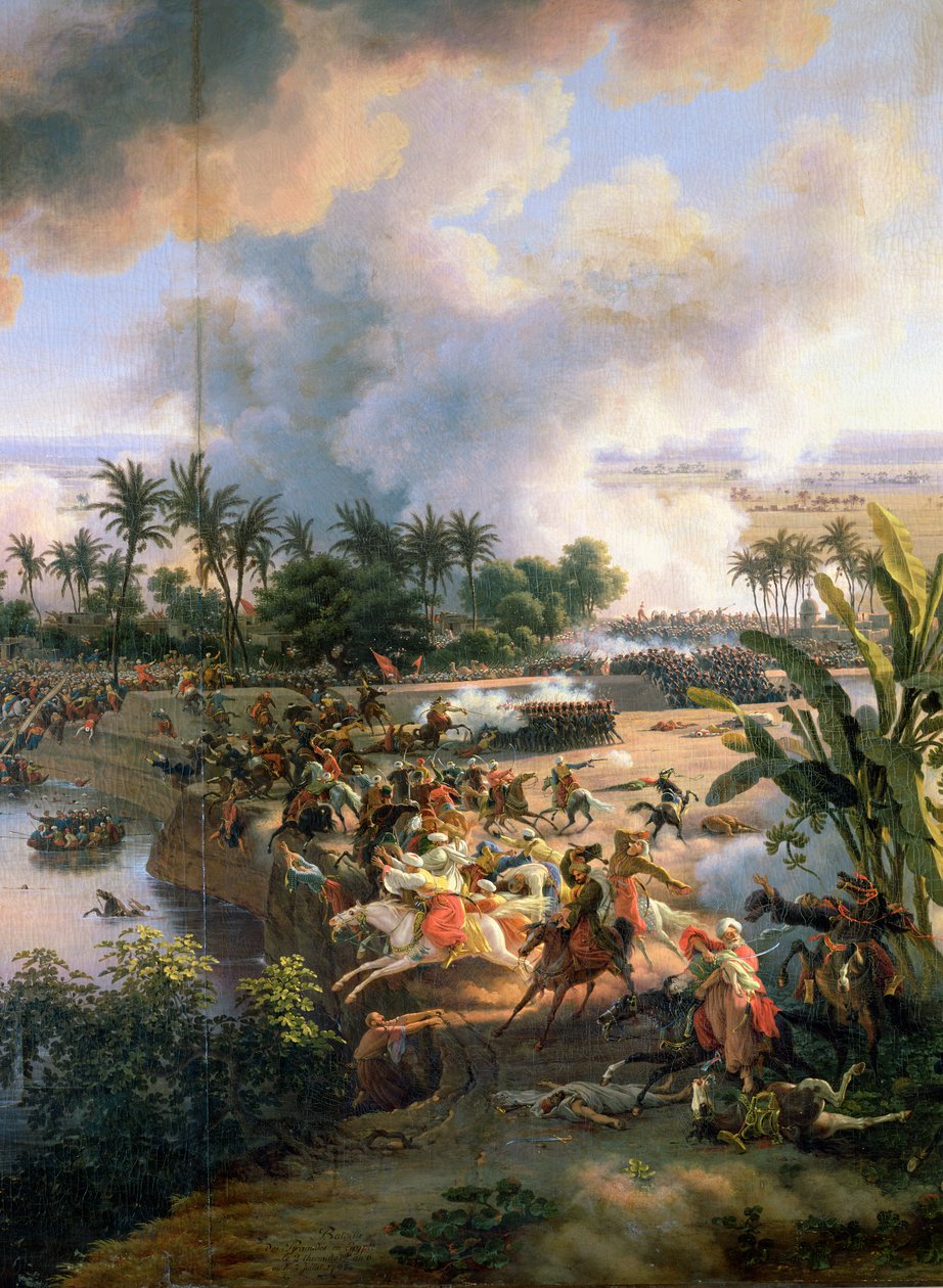 Battle of the Pyramids, detail of the Rout of the Mameluke Cavaliers by Louis Lejeune